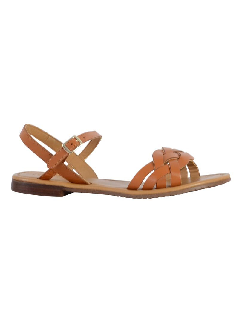 Chaussures GEOX En Cuir Marron Taille 38 - Confortables Et Stylées - Occasion En Bon état