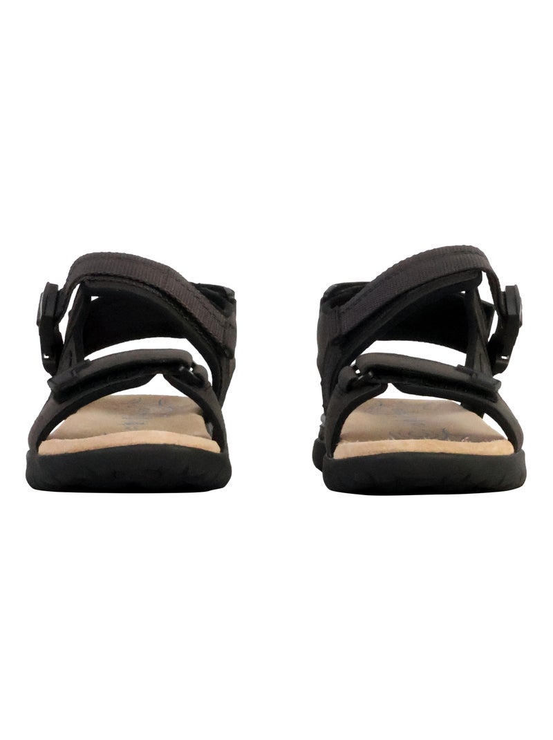 Sandales Cuir Geox Spherica Marron - Kiabi