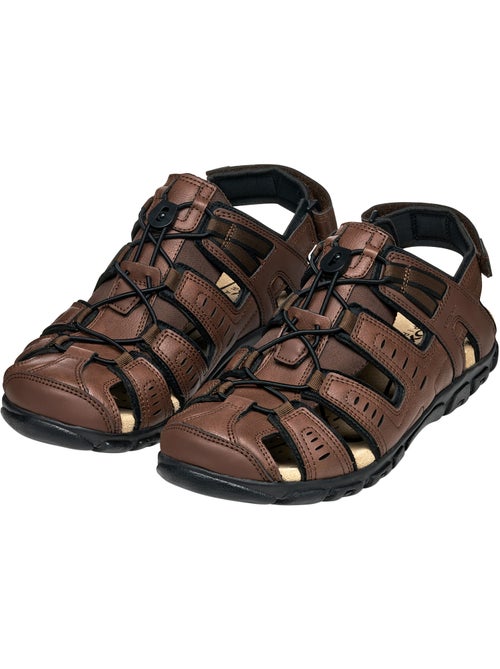 Sandales Cuir Geox Strada - Kiabi