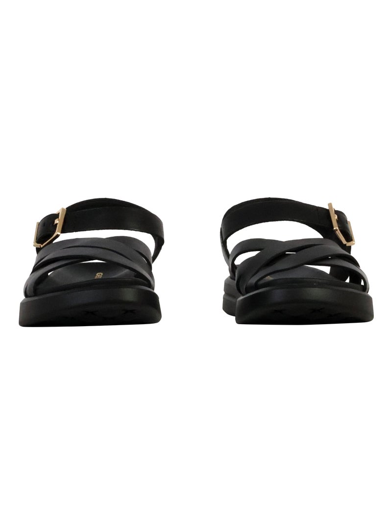 Sandales Cuir Geox Xand Noir - Kiabi