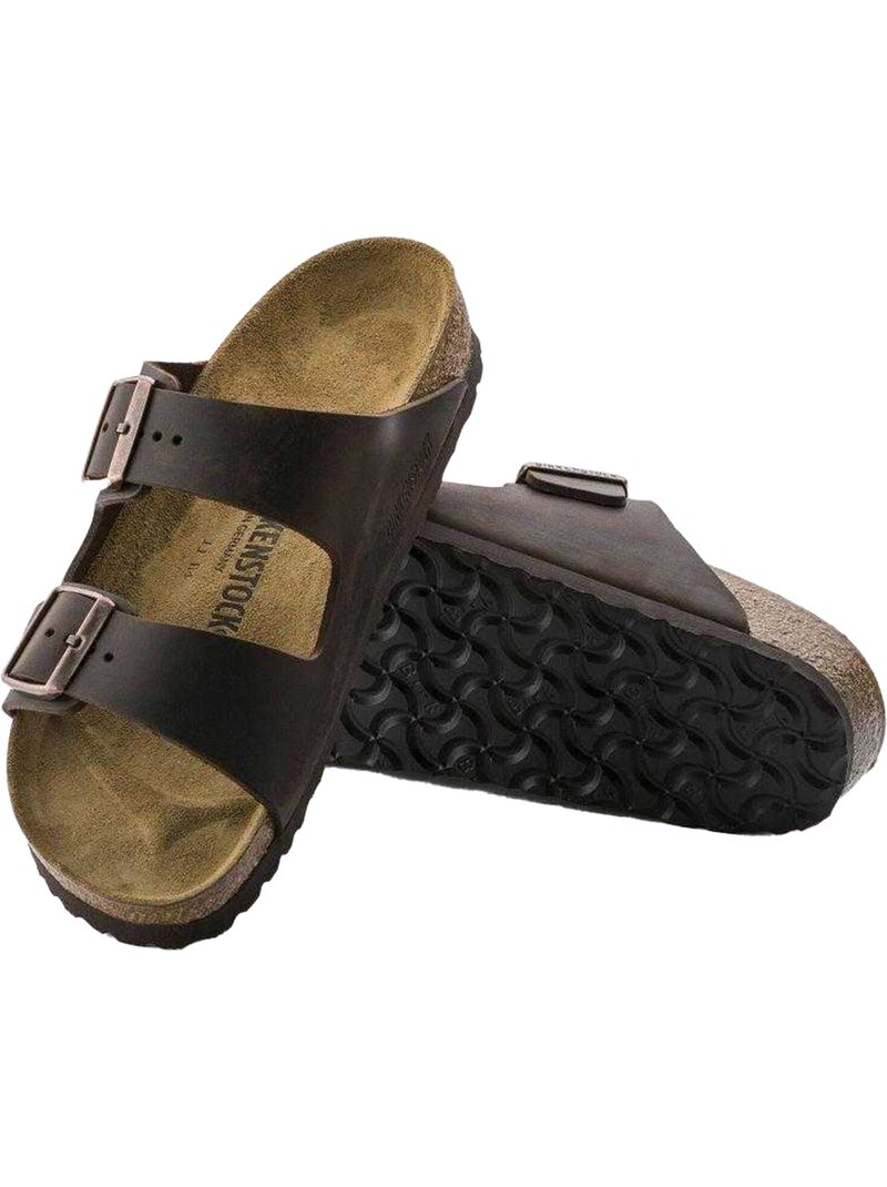 Sandales  Cuir Homme Birkenstock Arizona Marron - Kiabi