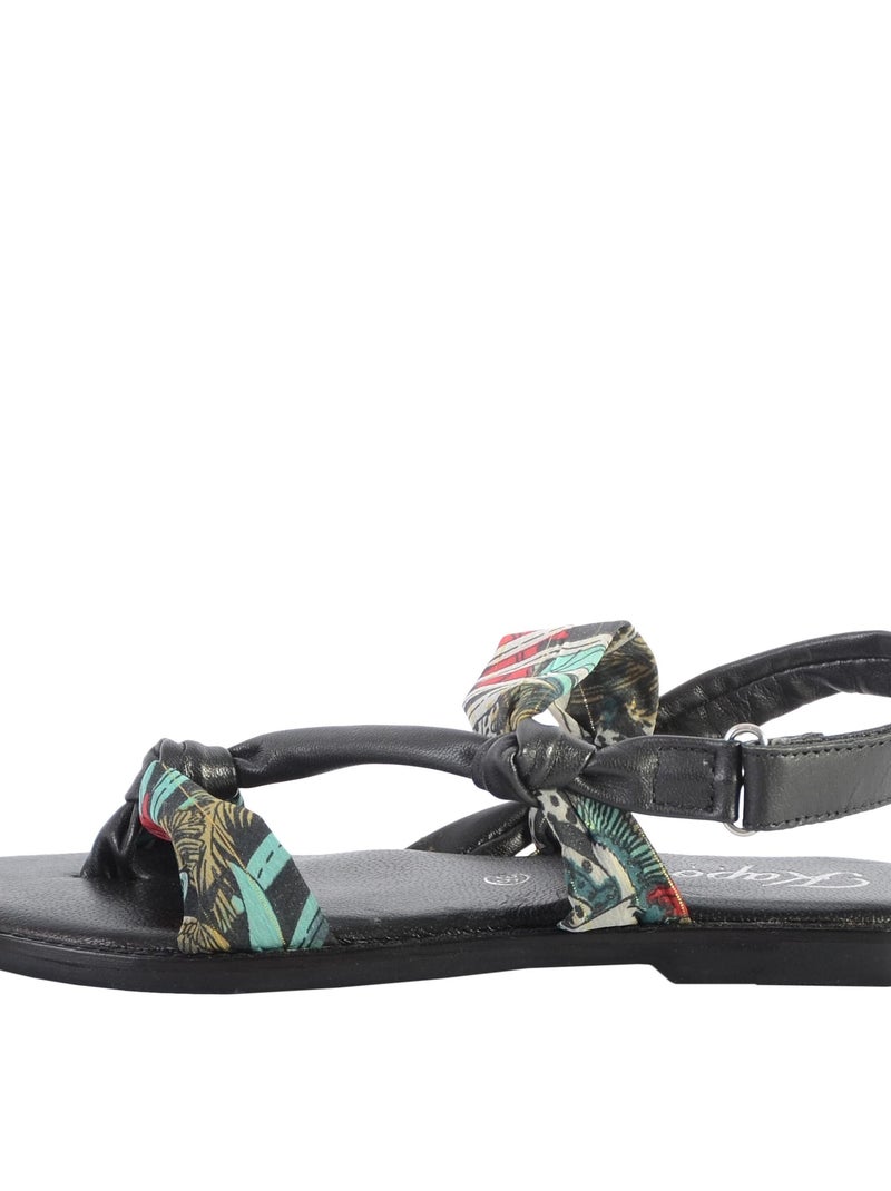 Sandales Cuir Kaporal Evalou Noir - Kiabi