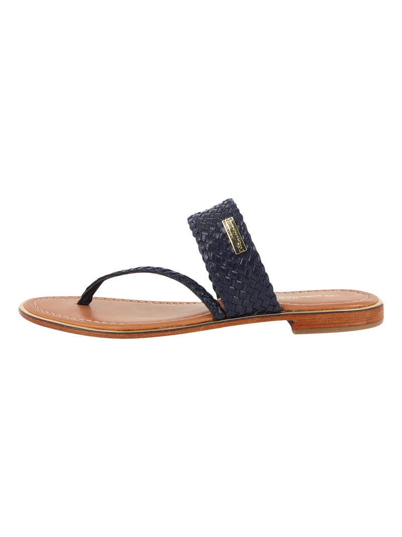 Sandales Cuir Les Tropeziennes Honit Bleu - Kiabi
