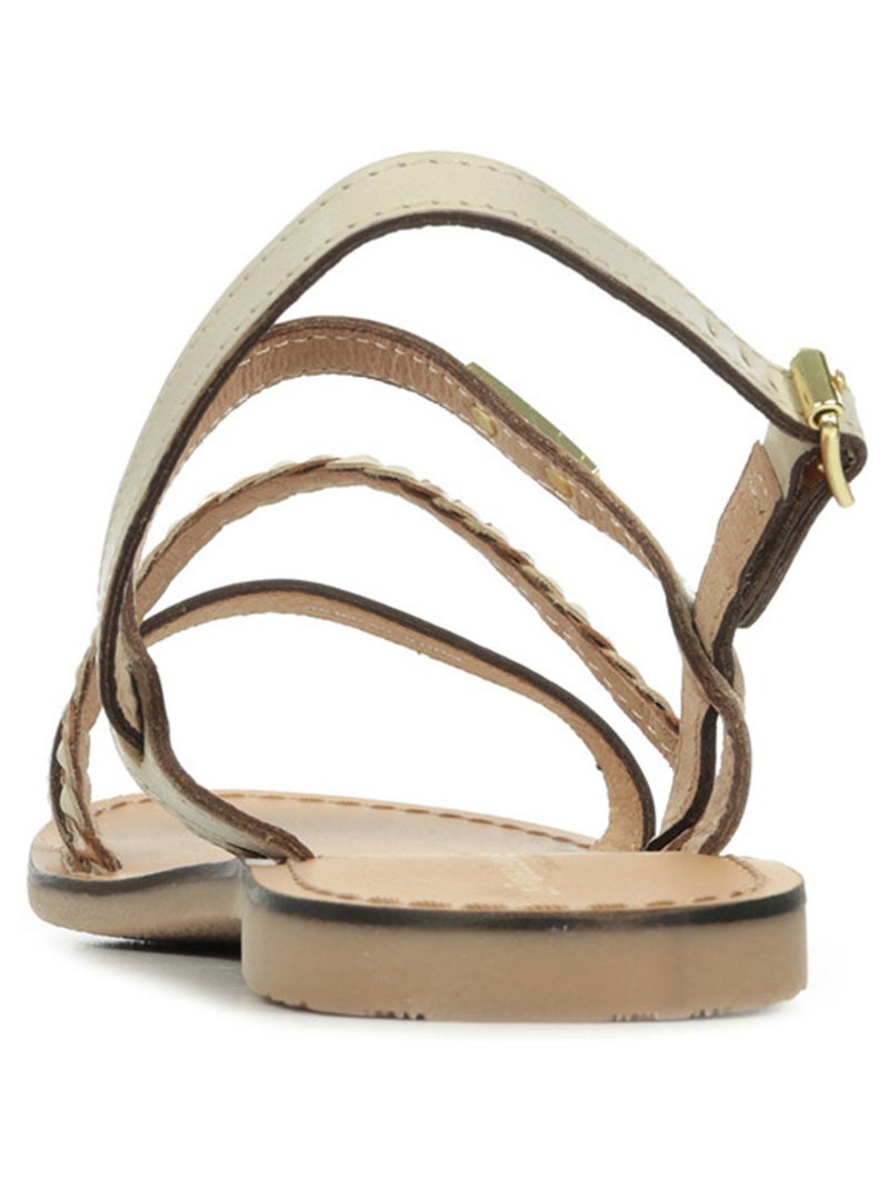 Sandales Cuir Les Tropeziennes Par M. Belarbi Batresse Beige - Kiabi