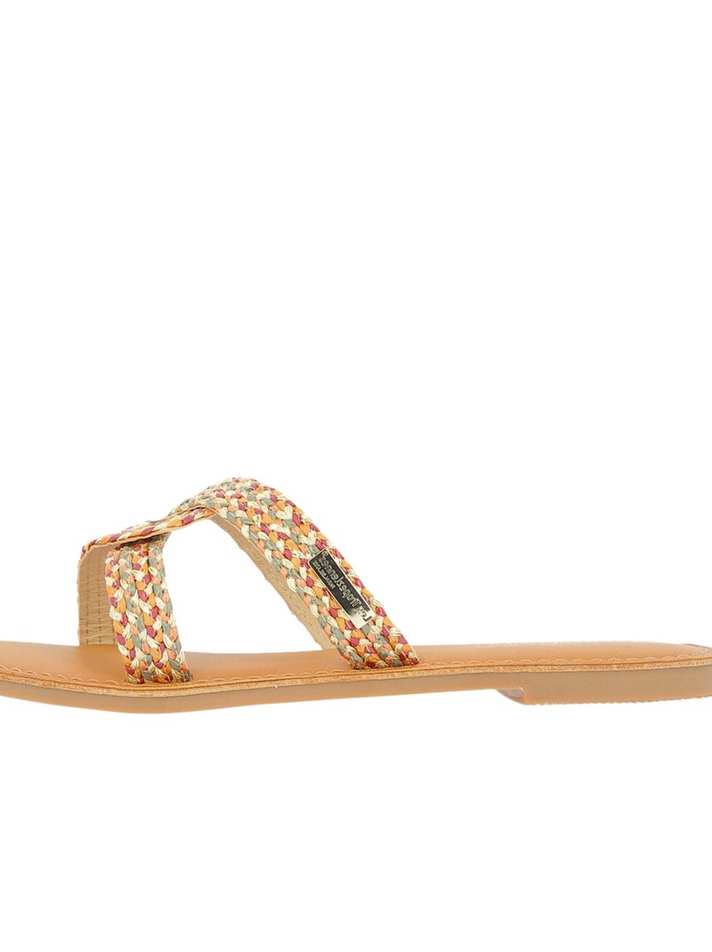Sandales Cuir Les Tropeziennes Par M. Belarbi Cina Kaki - Kiabi