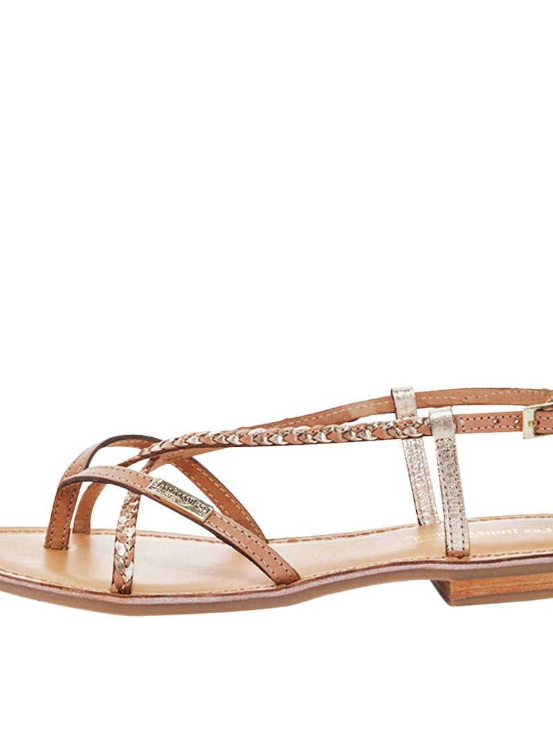 Sandales Cuir Les Tropeziennes Par M. Belarbi Monatres Beige - Kiabi