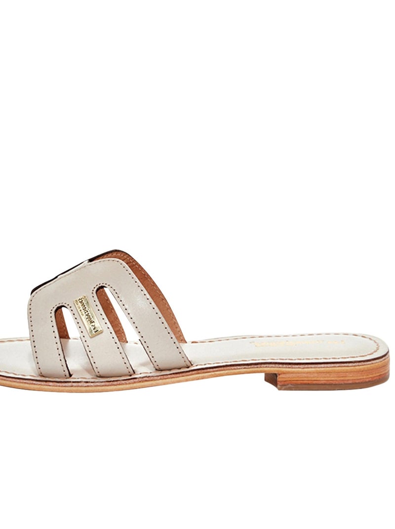 Sandales Cuir Les Tropeziennes Par M.Belarbi Damia Beige - Kiabi
