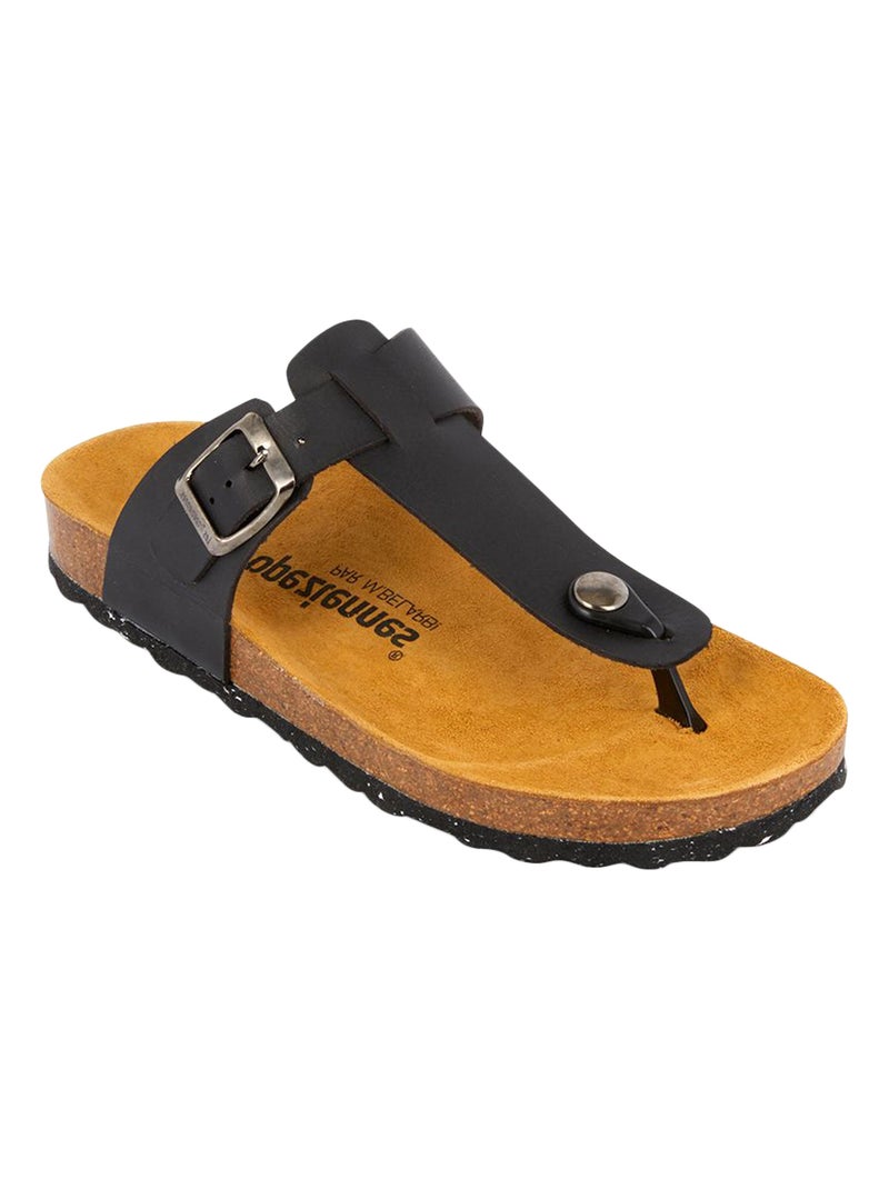 Sandales Cuir Les Tropeziennes Phoenix Noir - Kiabi