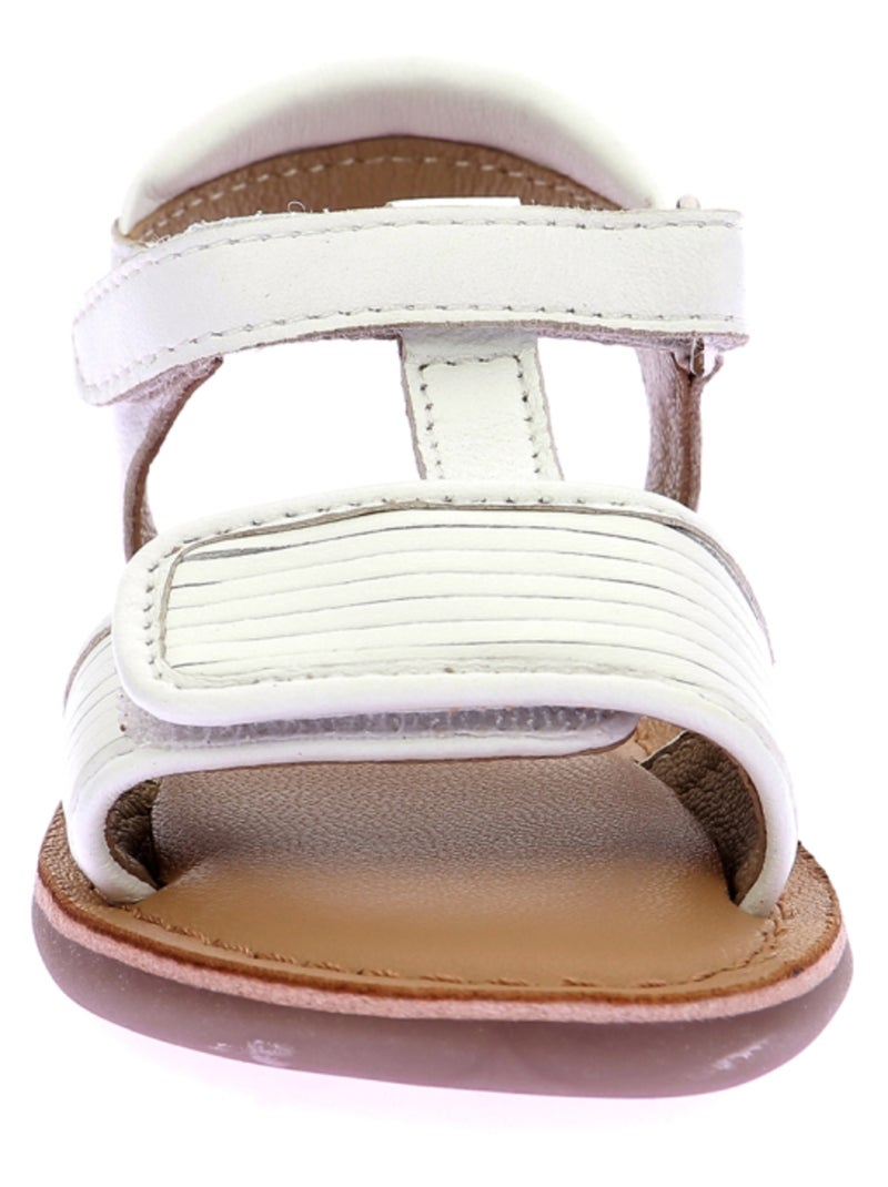 Sandales Cuir Mo Clodia Mod 8 Blanc - Kiabi
