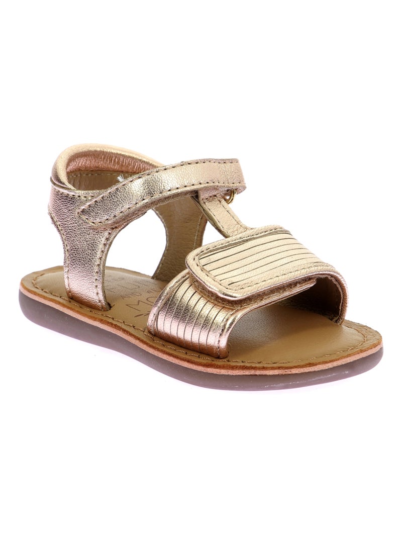 Sandales Cuir Mo Clodia Mod 8 Rose - Kiabi