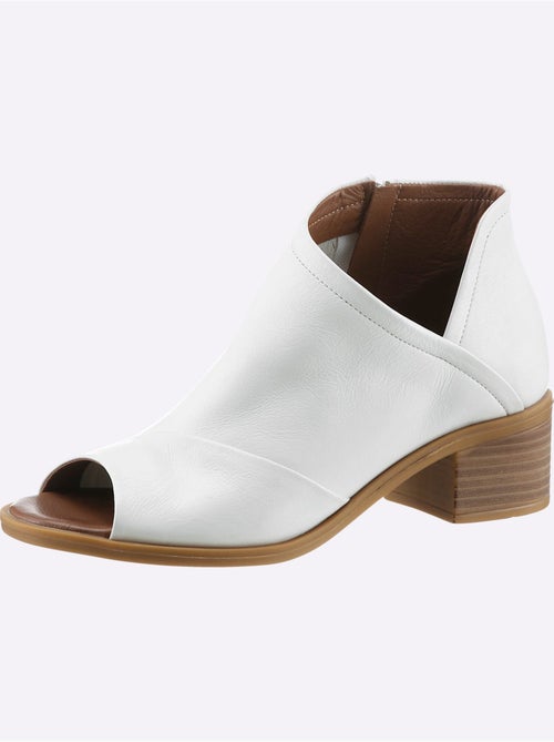Sandales Cuir Nappa De Vache - Taille Standard - helline - Kiabi
