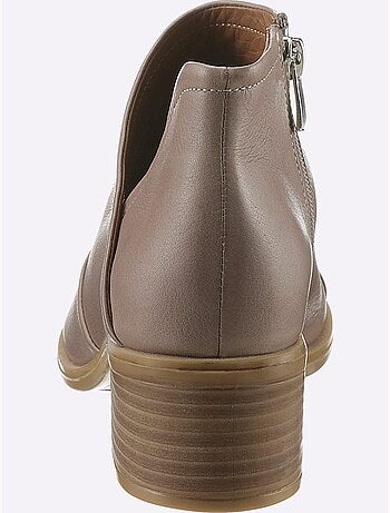 Sandales Cuir Nappa De Vache - Taille Standard - Helline