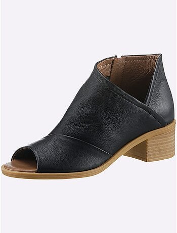 Sandales Cuir Nappa De Vache - Taille Standard - Helline