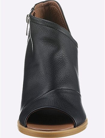 Sandales Cuir Nappa De Vache - Taille Standard - Helline