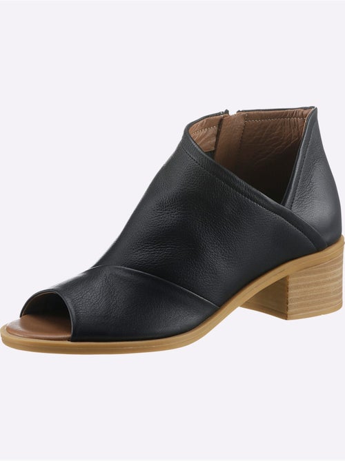 Sandales Cuir Nappa De Vache - Taille Standard - Helline - Kiabi