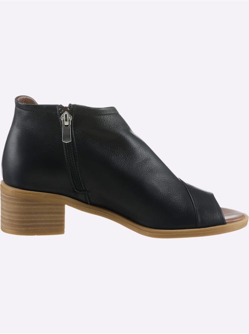 Sandales Cuir Nappa De Vache - Taille Standard - Helline - Kiabi