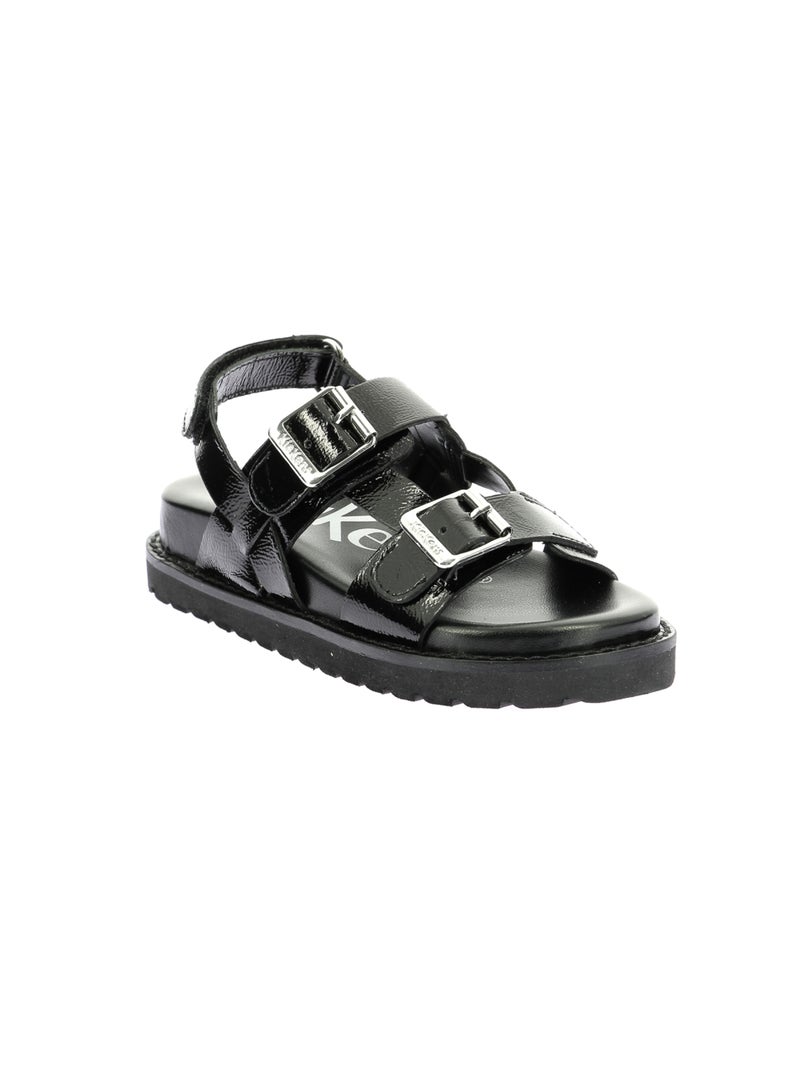 Sandales Cuir Neosummer Kid Kickers Noir - Kiabi