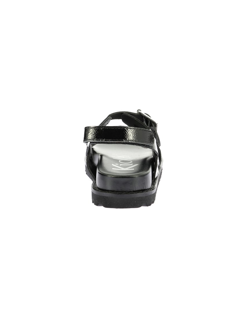 Sandales Cuir Neosummer Kid Kickers Noir - Kiabi