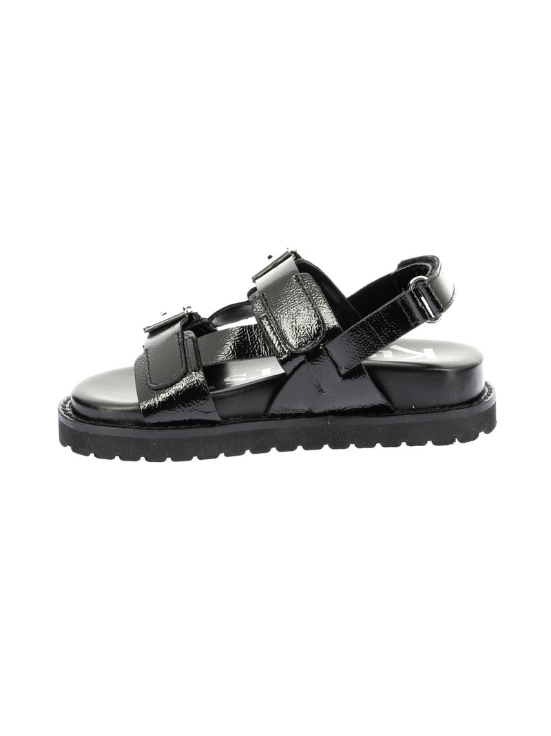 Sandales Cuir Neosummer Kid Kickers Noir - Kiabi