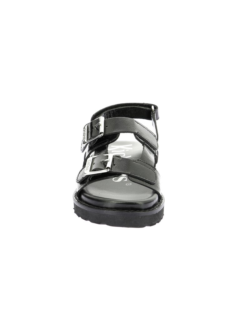 Sandales Cuir Neosummer Kid Kickers Noir - Kiabi
