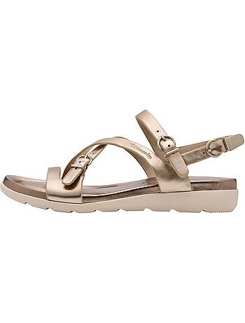 Sandales Cuir Plate Tamaris