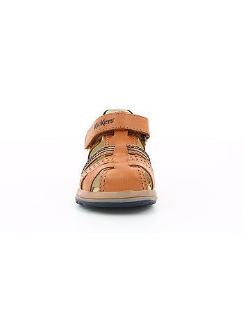 Sandales Cuir Platiback Kickers