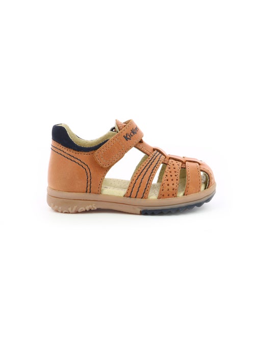 Sandales Cuir Platiback Kickers - Kiabi