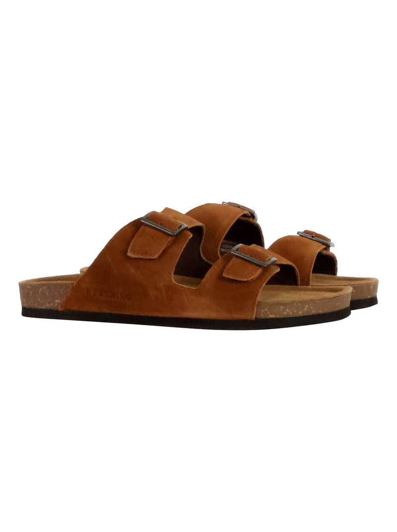 Sandales Cuir Redskins California Marron - Kiabi