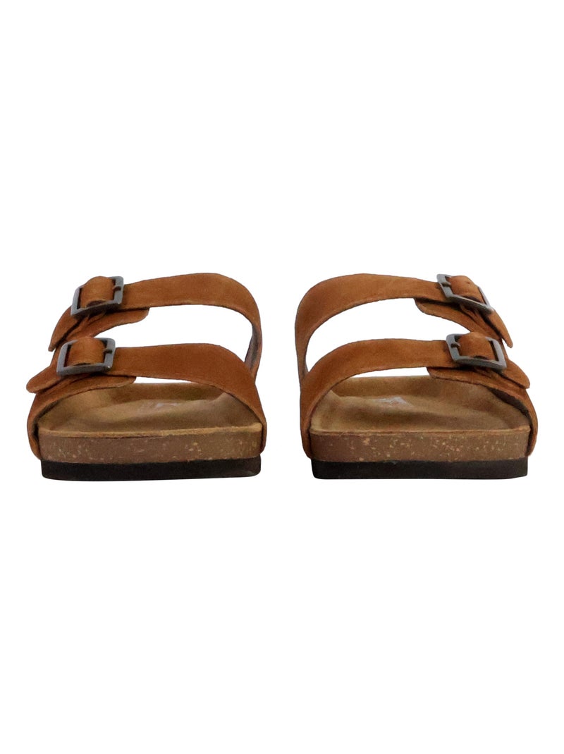 Sandales Cuir Redskins California Marron - Kiabi
