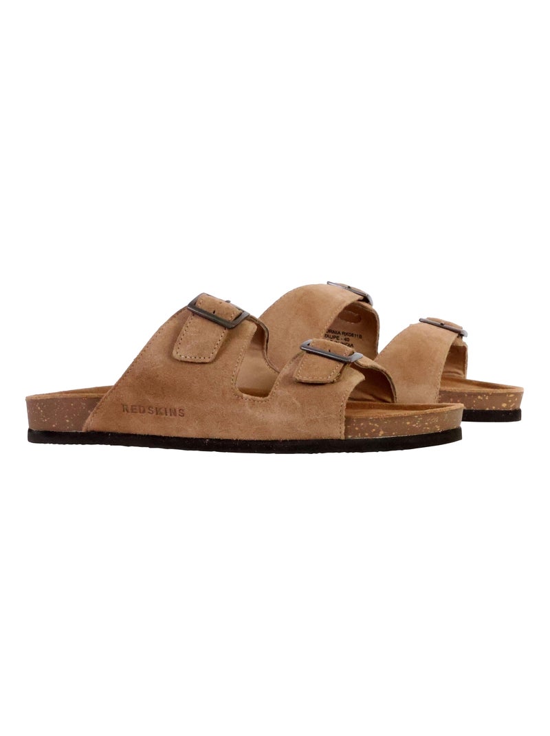 Sandales Cuir Redskins California Taupe - Kiabi