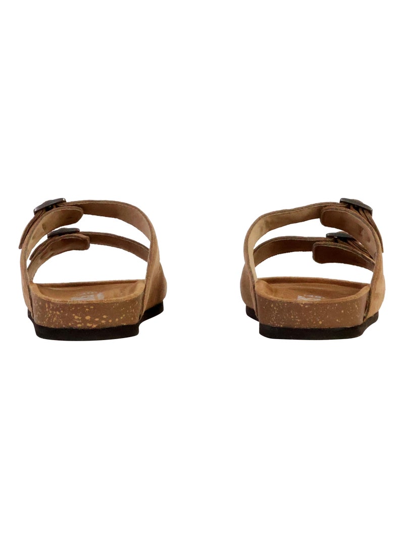 Sandales Cuir Redskins California Taupe - Kiabi