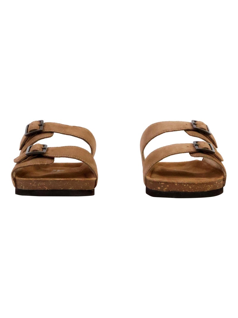 Sandales Cuir Redskins California Taupe - Kiabi