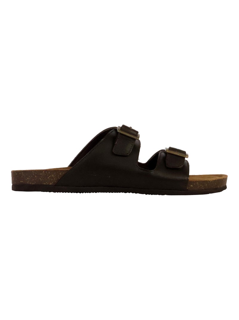 Sandales Cuir Redskins Californie Marron - Kiabi