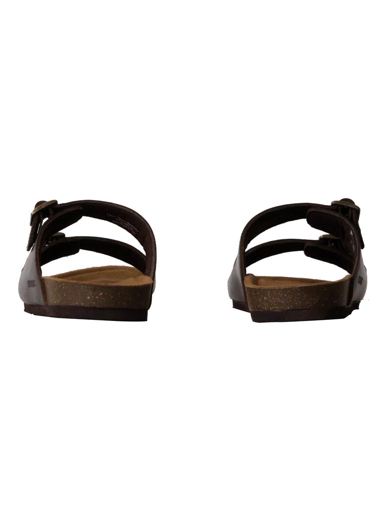 Sandales Cuir Redskins Californie Marron - Kiabi