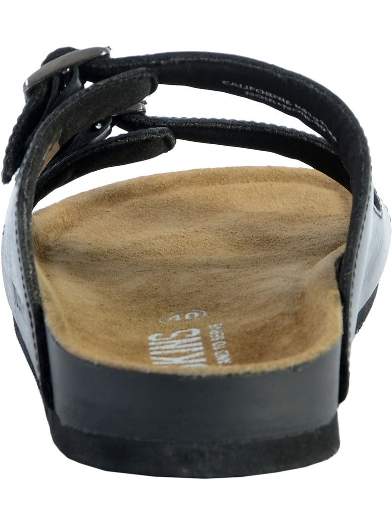 Sandales Cuir Redskins Californie Noir - Kiabi