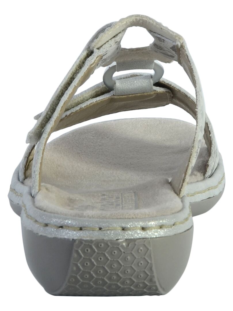 Sandales Artika Soft Rime – Cuir Gris Acier – Femme – Taille 41 – Neuves
