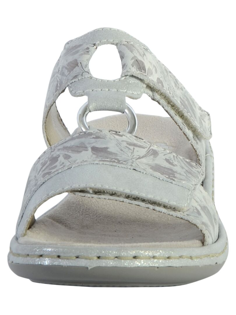 Sandales/Nu Pieds Matière Lisse Gris Artika Soft Femme - 1772329-gris00
