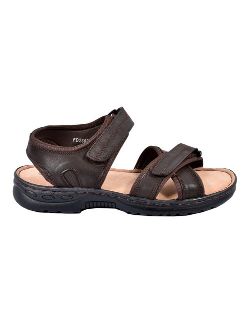 Sandales CUIR scratch - Kiabi
