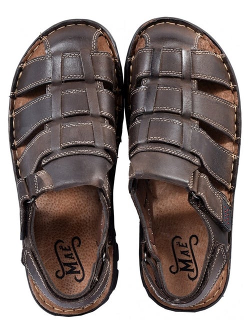 Sandales CUIR scratch - Kiabi