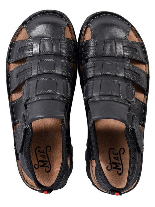 Sandales CUIR scratch - Kiabi