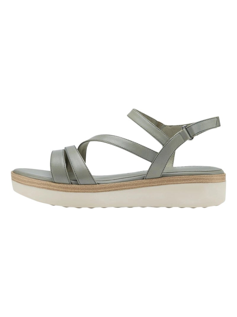 Sandales Cuir Tamaris 1-28215 Marron - Kiabi
