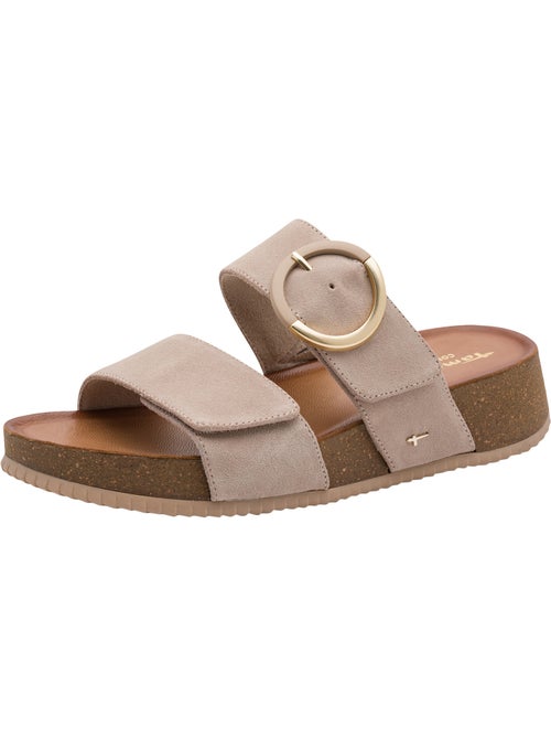 Sandales Cuir Tamaris Comfort - Kiabi Sandales Cuir Tamaris Comfort - Kiabi