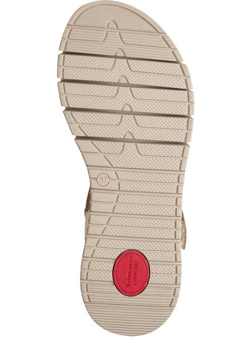 Sandales Cuir Tamaris Comfort - Kiabi Sandales Cuir Tamaris Comfort - Kiabi