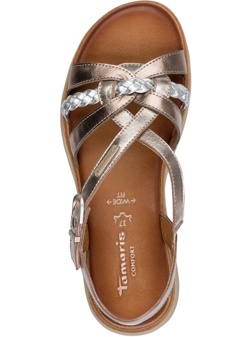 Sandales Cuir Tamaris Comfort - Kiabi