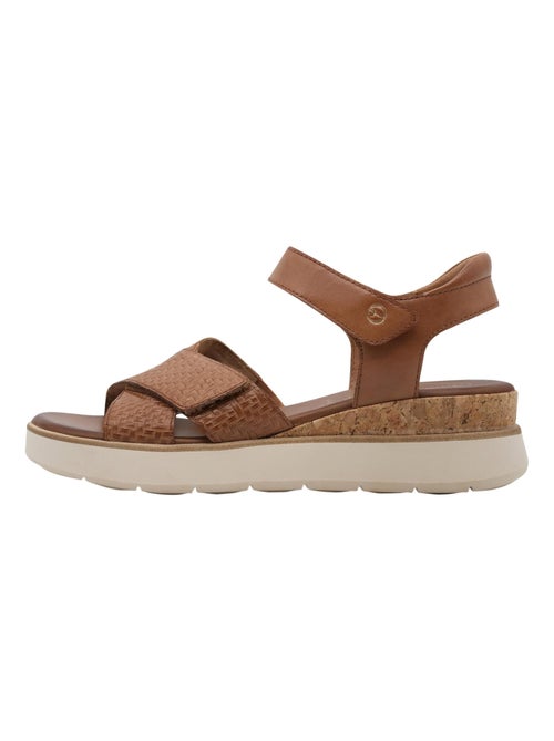 Sandales Cuir Tamaris Comfort - Kiabi
