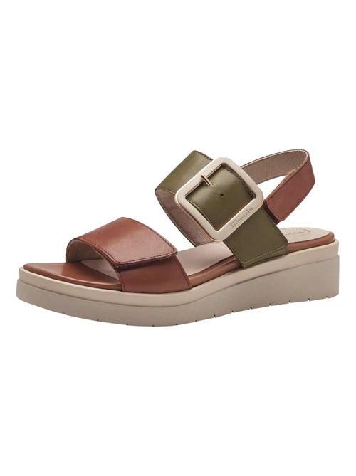 Sandales Cuir Tamaris Comfort - Kiabi