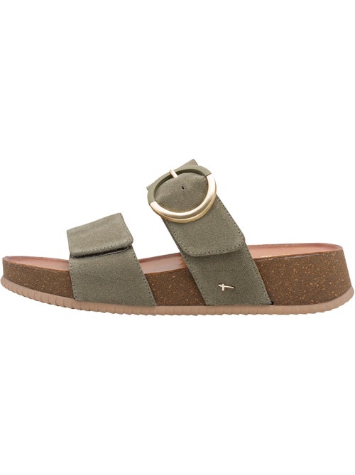 Sandales Cuir Tamaris Comfort - Kiabi Sandales Cuir Tamaris Comfort - Kiabi