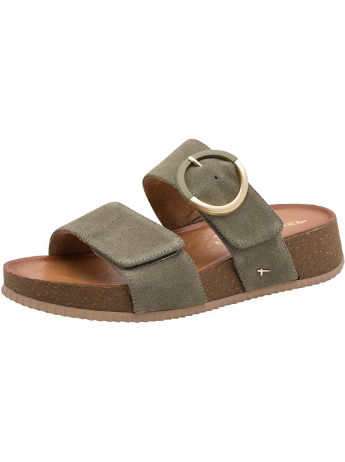 Sandales Cuir Tamaris Comfort - Kiabi Sandales Cuir Tamaris Comfort - Kiabi