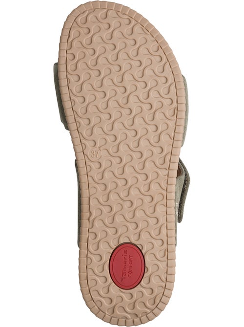 Sandales Cuir Tamaris Comfort - Kiabi Sandales Cuir Tamaris Comfort - Kiabi