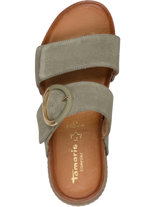Sandales Cuir Tamaris Comfort - Kiabi Sandales Cuir Tamaris Comfort - Kiabi